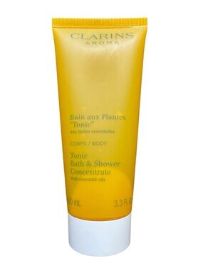 Clarins Tonic Bath & Shower Concentrate - Bath Body Wash Essential Oil Cleanse